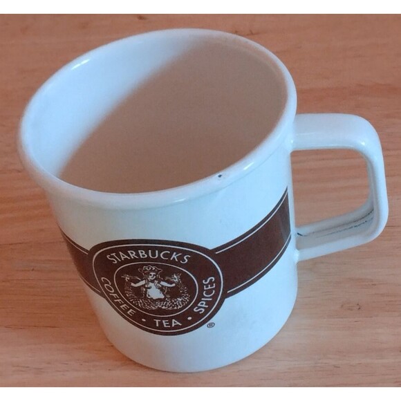 STARBUCKS Enamel Tin Mug Cup 14 oz. Coffee Tea Spices Mermaid - 2016 Collection - Picture 7 of 13